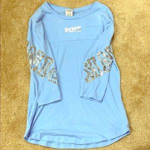 Pink long sleeve tee shirt